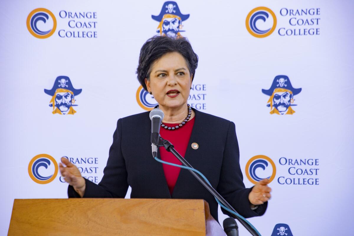 OCC President Dr. Angelica Suarez.