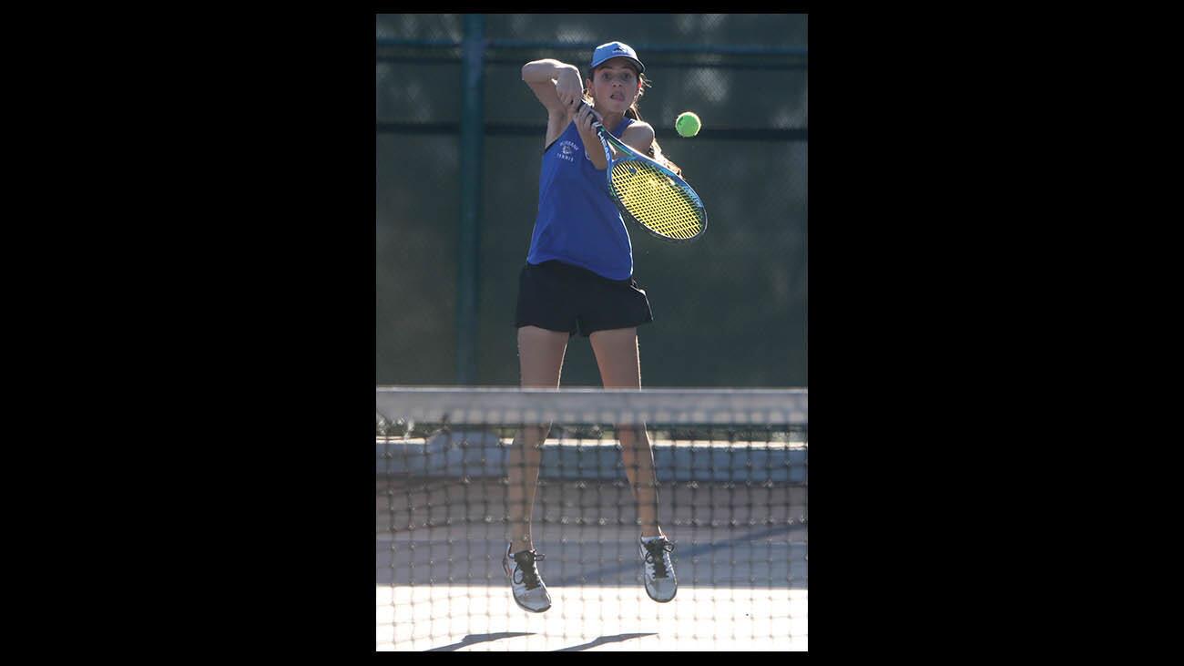 Photo Gallery: Burbank High vs. Burroughs in girls tennis