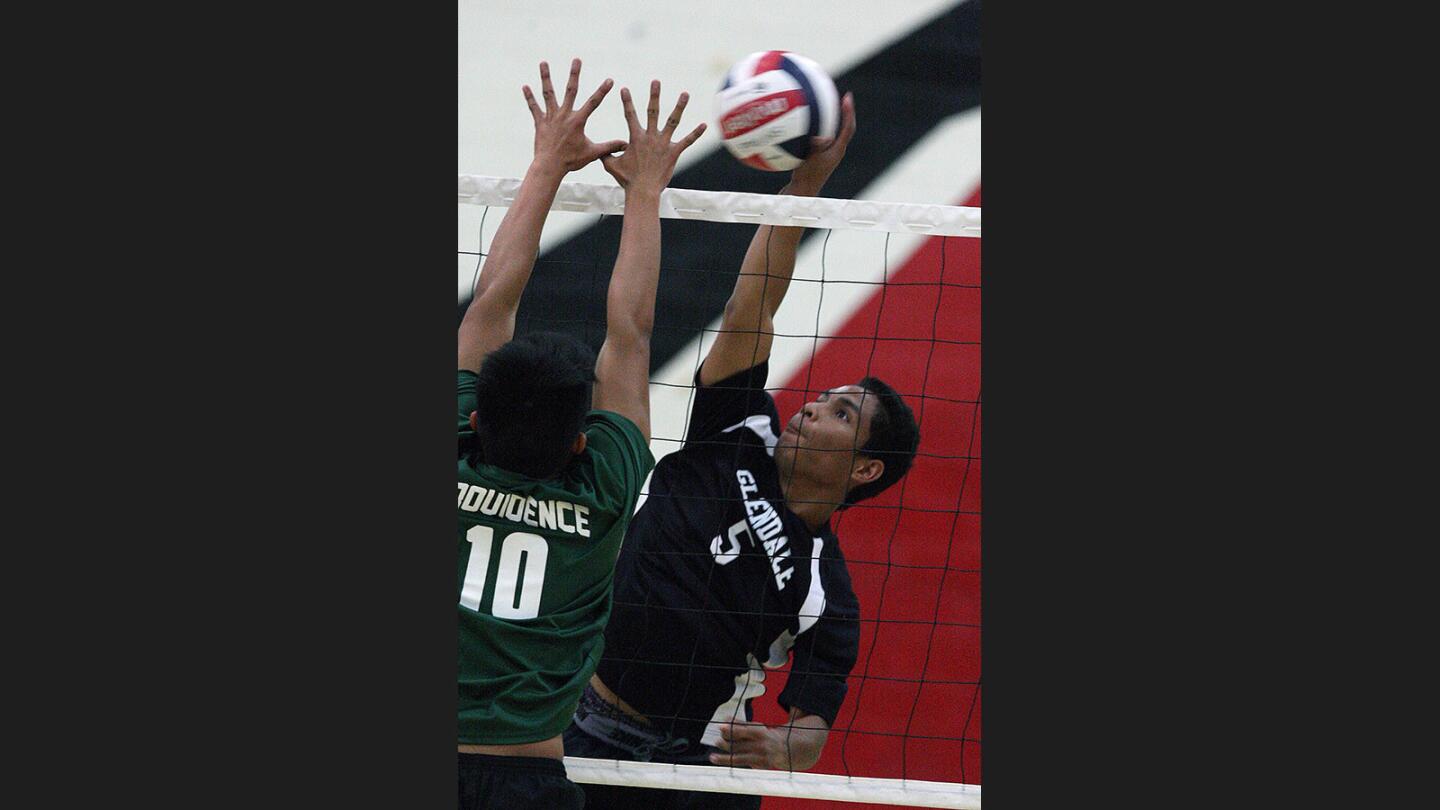 Photo Gallery: Glendale vs. Providence non-league boys' volleyball