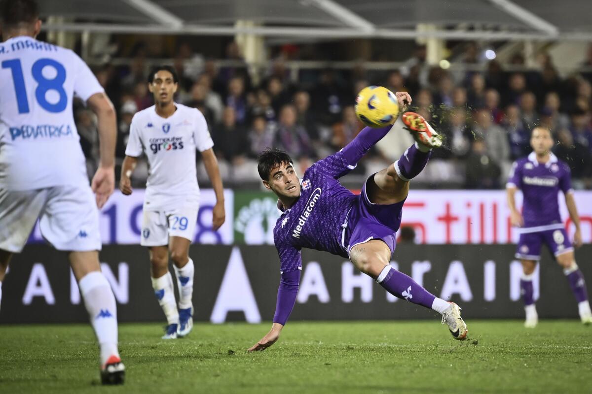 Fiorentina vs Empoli score today - 23.10.2023 - Match result