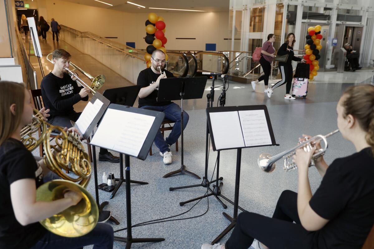 A concert at LAX