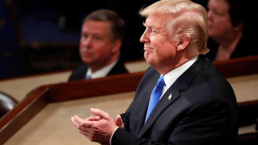 State Of The Union Read The Full Transcript Of Trump S Speech The San Diego Union Tribune