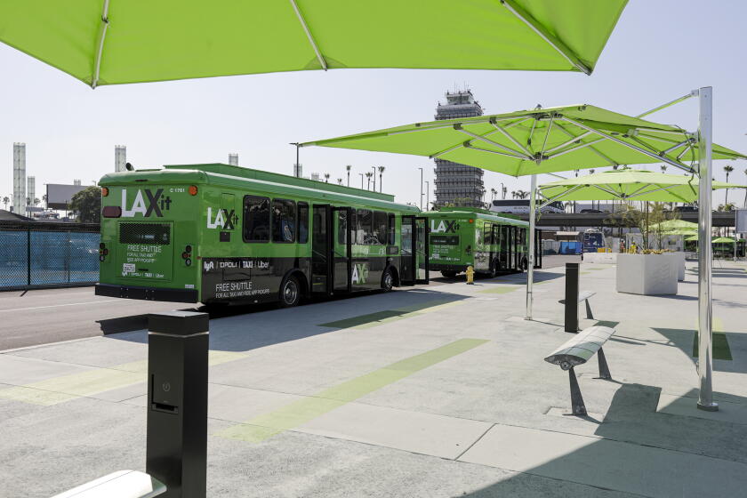 Lax Rickshaw LAX adds more buses to beef up LAX-it shuttle runs - Los Angeles Times