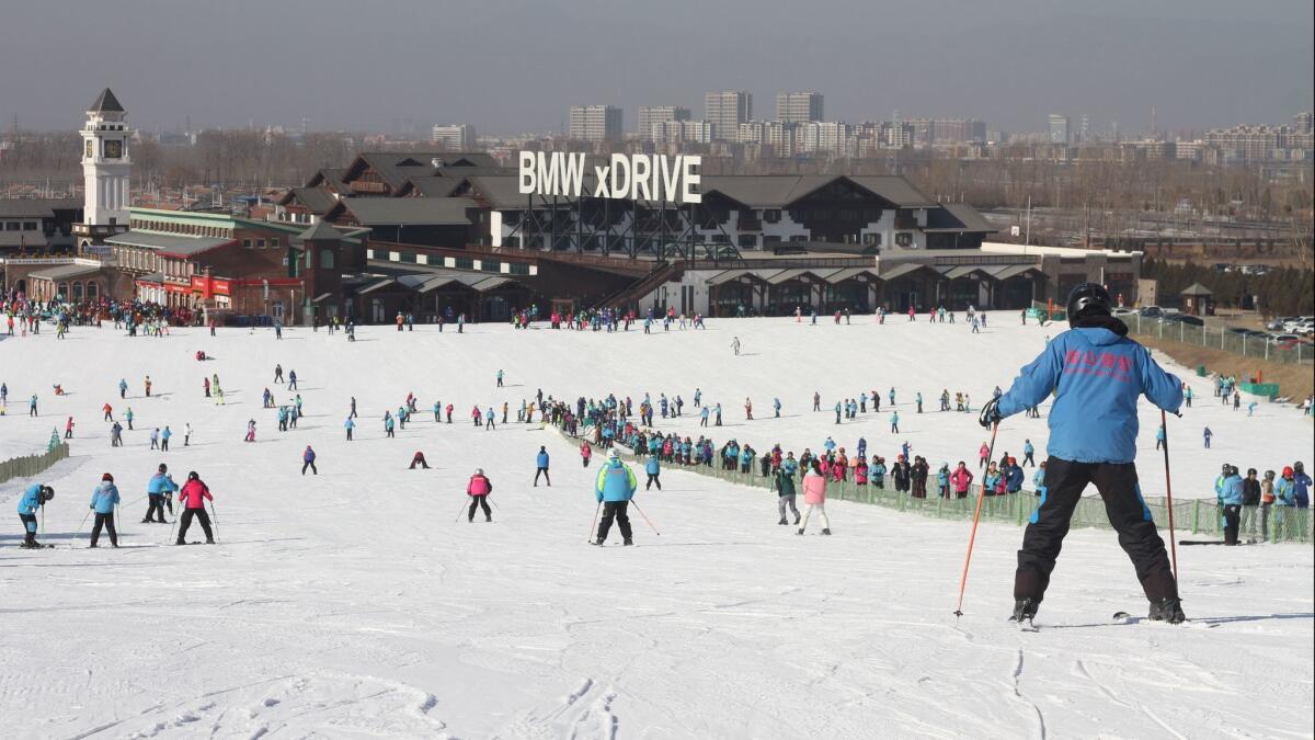 China's middle class is hitting the ski slopes