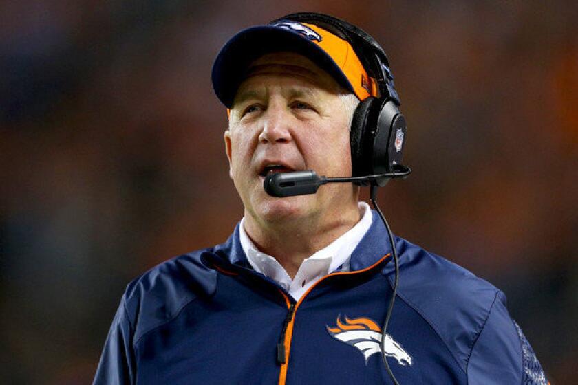 Coach John Fox has led the Broncos to a 7-1 record this season.