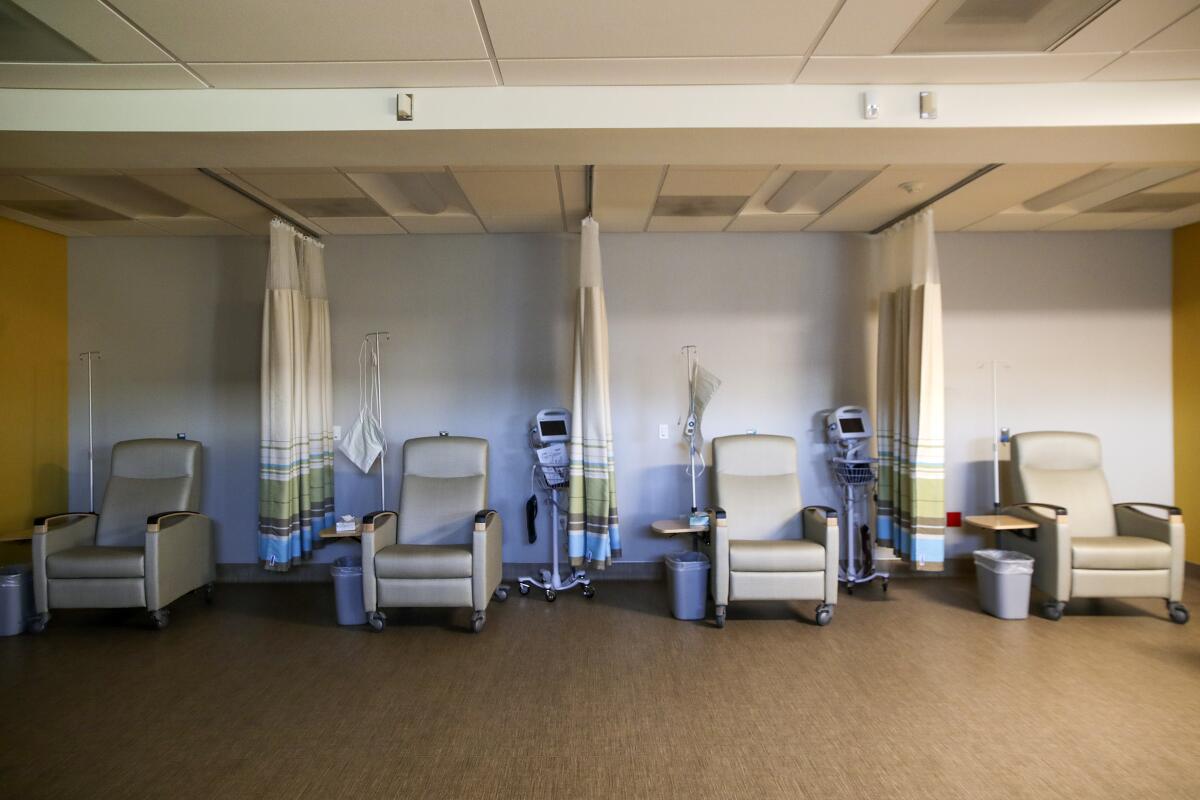 Post procedure recovery room at Planned Parenthood.