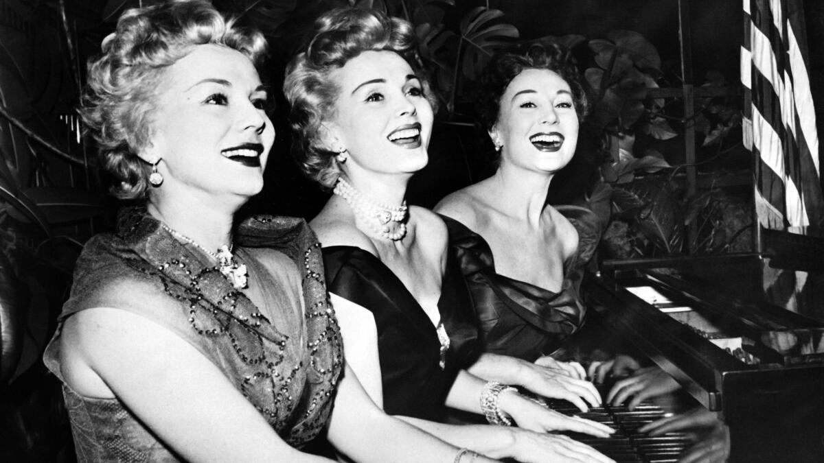 Zsa Zsa Gabor, center, and sisters sisters Eva, left, and Magda were considered a precursor to the Kardashians.