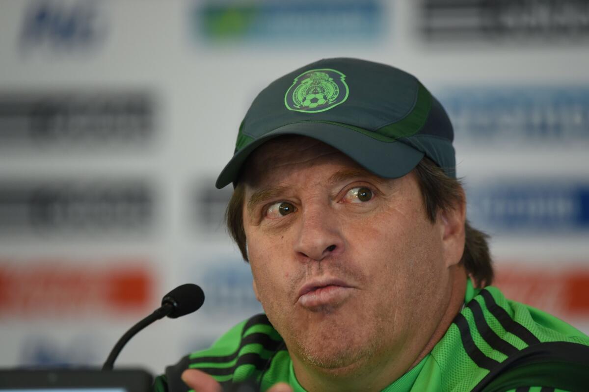 Miguel Herrera has banned his team from drinking alcohol, having sex during the World Cup.