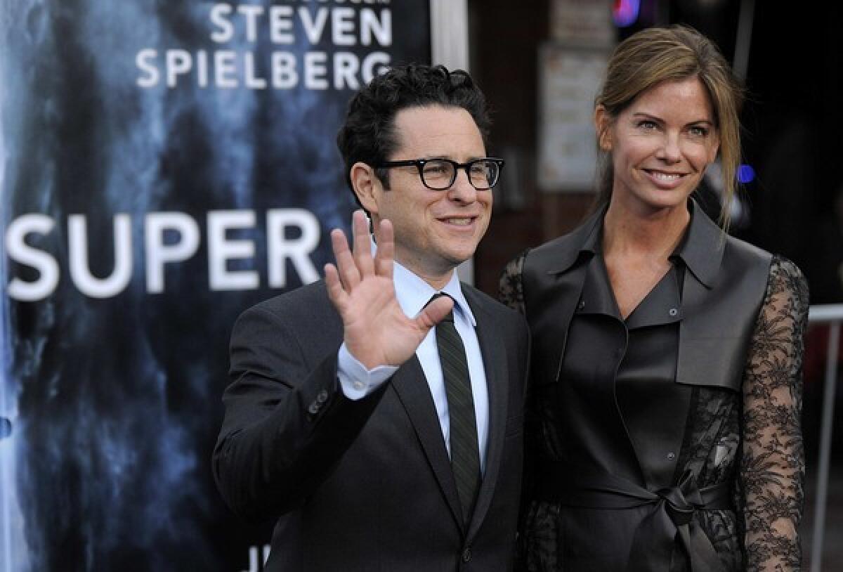 Director J.J. Abrams and his wife Katie McGrath.