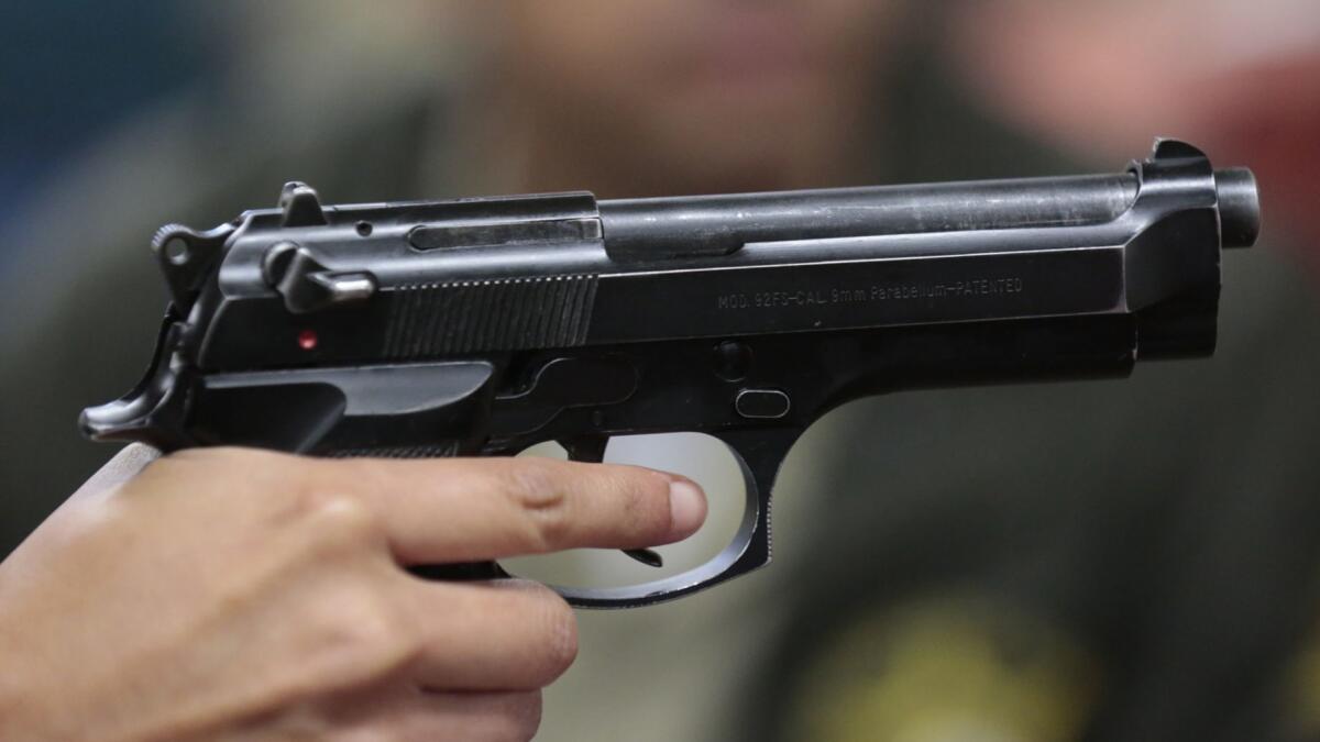 The Beretta used to be the standard issue handgun for Los Angeles County sheriff's deputies.