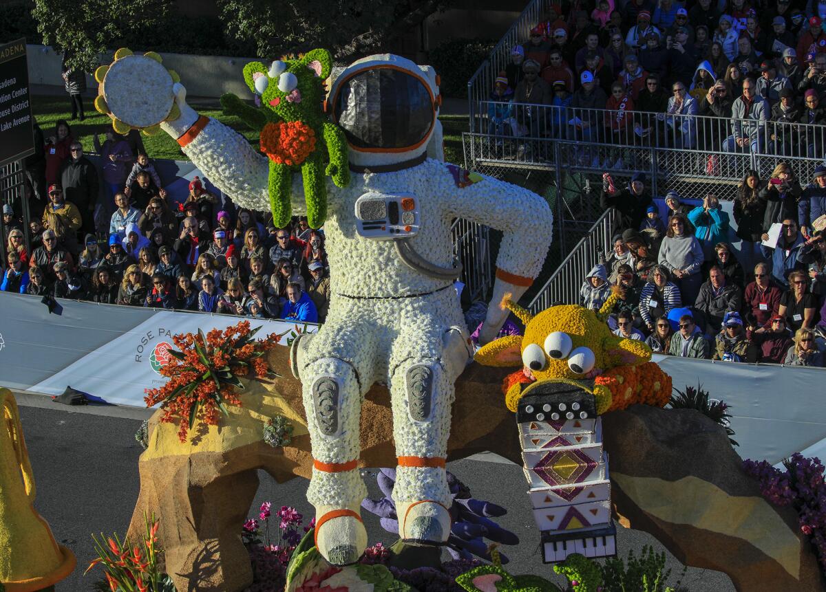 A 2019 Rose Parade float