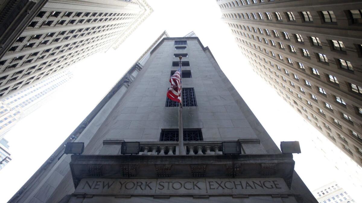 The New York Stock Exchange.