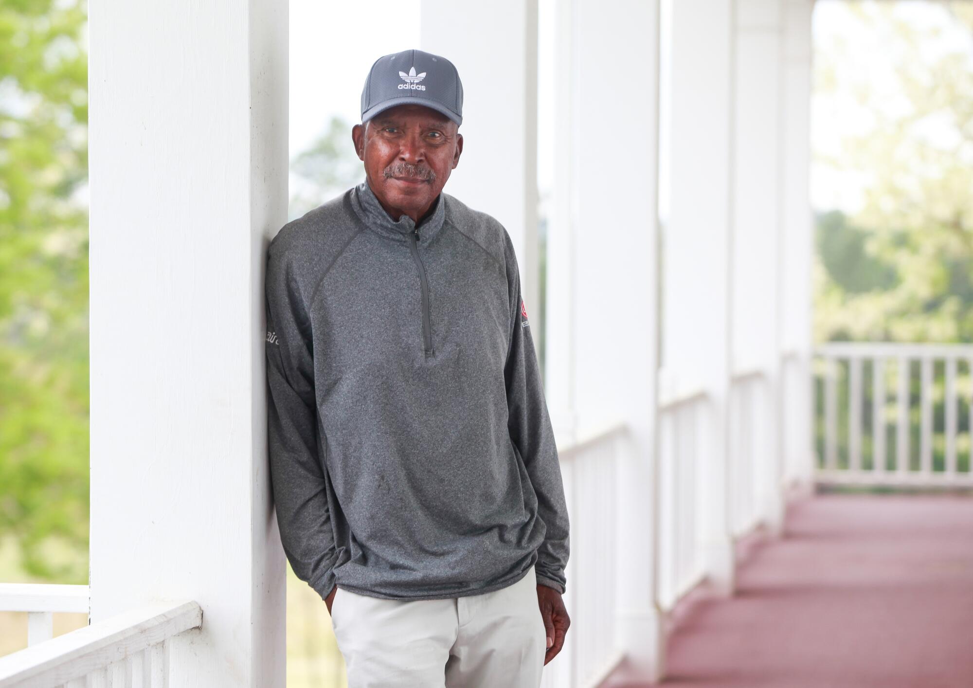 Former Augusta National caddie Tommy Bennett at the Augusta Municipal Golf Course.