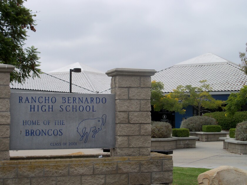 Rancho Bernardo High modernization on Poway Unified agenda Pomerado News
