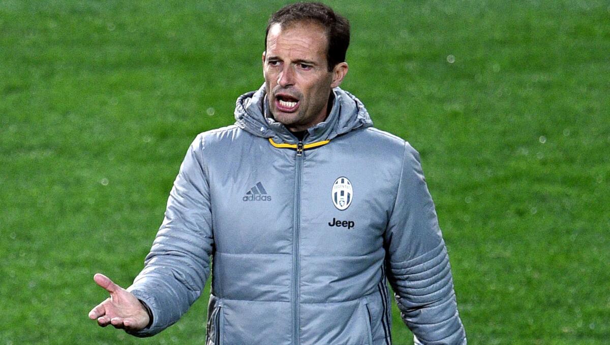 Massimiliano Allegri is seeking a third Serie A title as coach of Juventus, which can set a record with a sixth straight league championship.