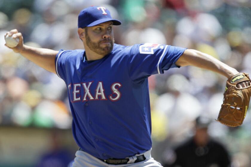 Texas Rangers pitcher Colby Lewis hasn't pitched since 2012 because of lingering hip pain.
