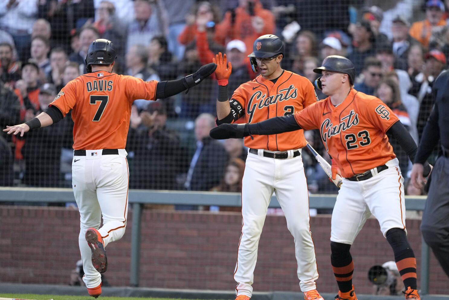 Conforto drives in 4 runs to back Webb in the Giants' 8-5 victory over the  Diamondbacks - The San Diego Union-Tribune