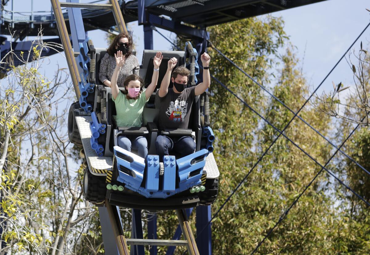 Technic Coaster ride at Legoland reopening.