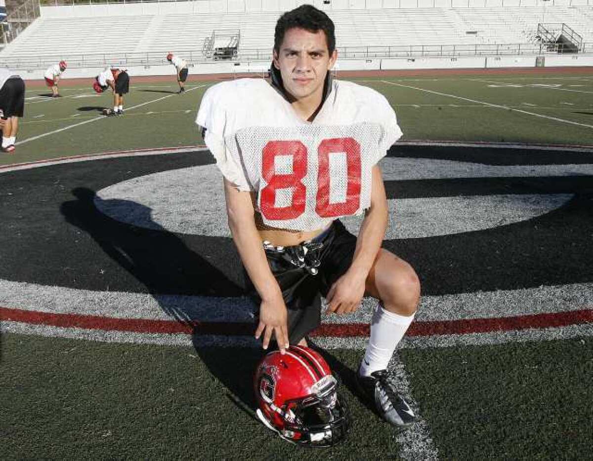 Glendale High wide receiver, linebacker and defensive back Christopher Aquino has endured his fair share of injuries on the football field.