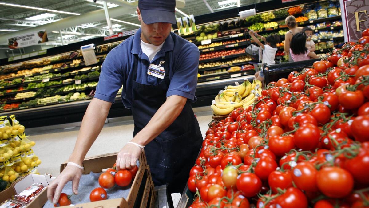 The USDA's Economic Research Service predicts that supermarket food prices will increase only 2% to 3% in 2015. Fresh fruits and vegetables are predicted to increase less than 1%.