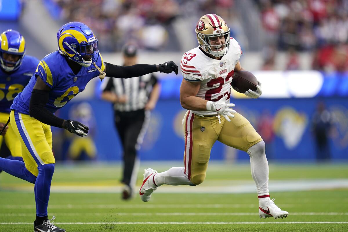 Healthier 49ers host Chargers in 1st game post-bye - The San Diego  Union-Tribune