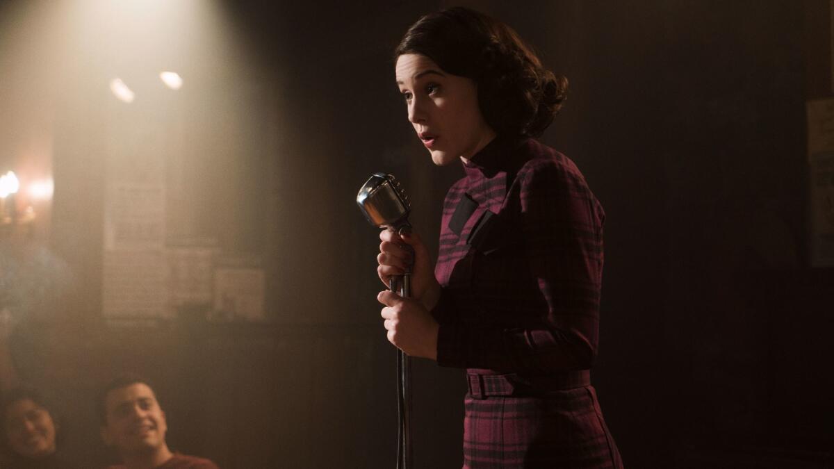 Rachel Brosnahan as Midge Maisel in Amazon's "The Marvelous Mrs. Maisel."