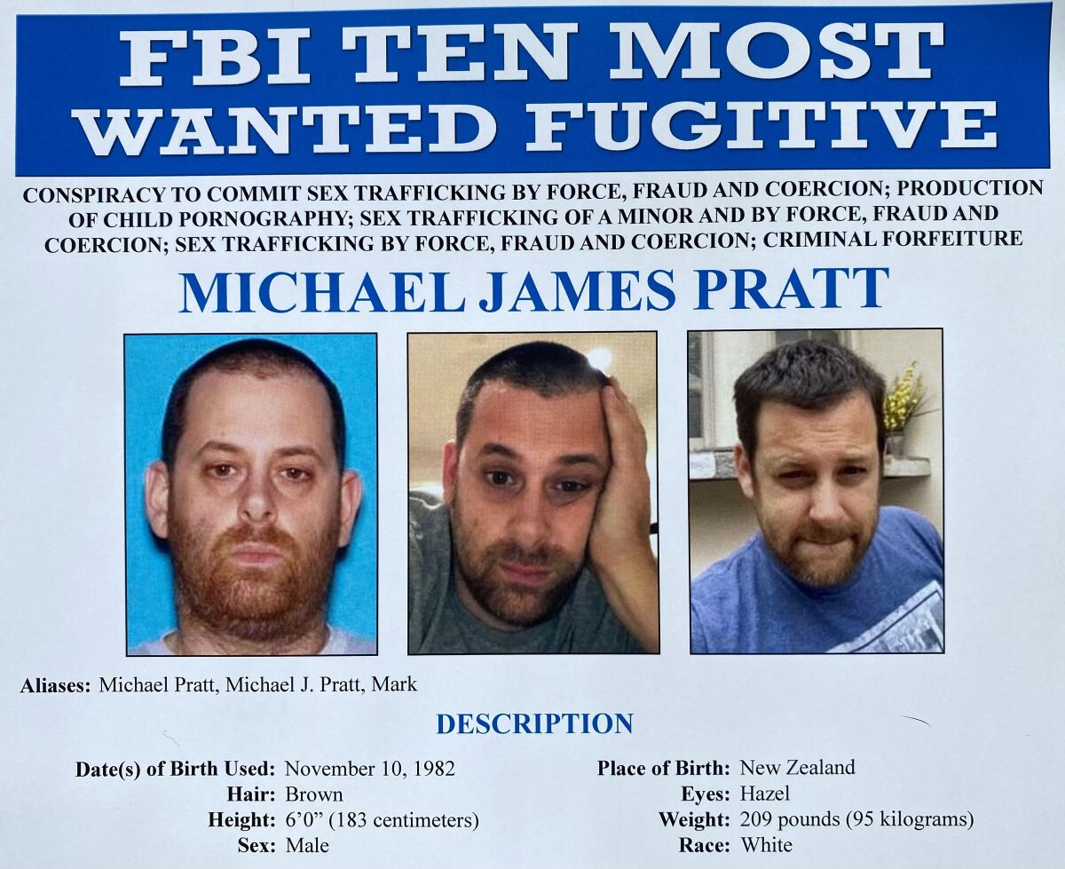 Michael Pratt was added to "10 Most Wanted Fugitive" list