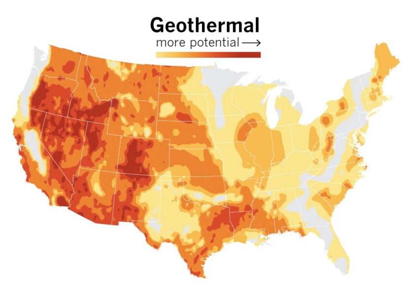Geothermal energy potential