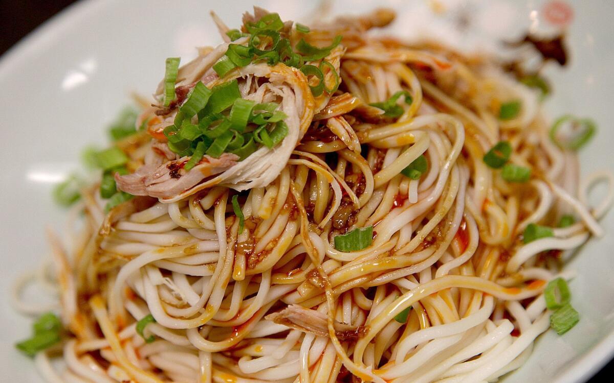 Summer Sichuan noodles