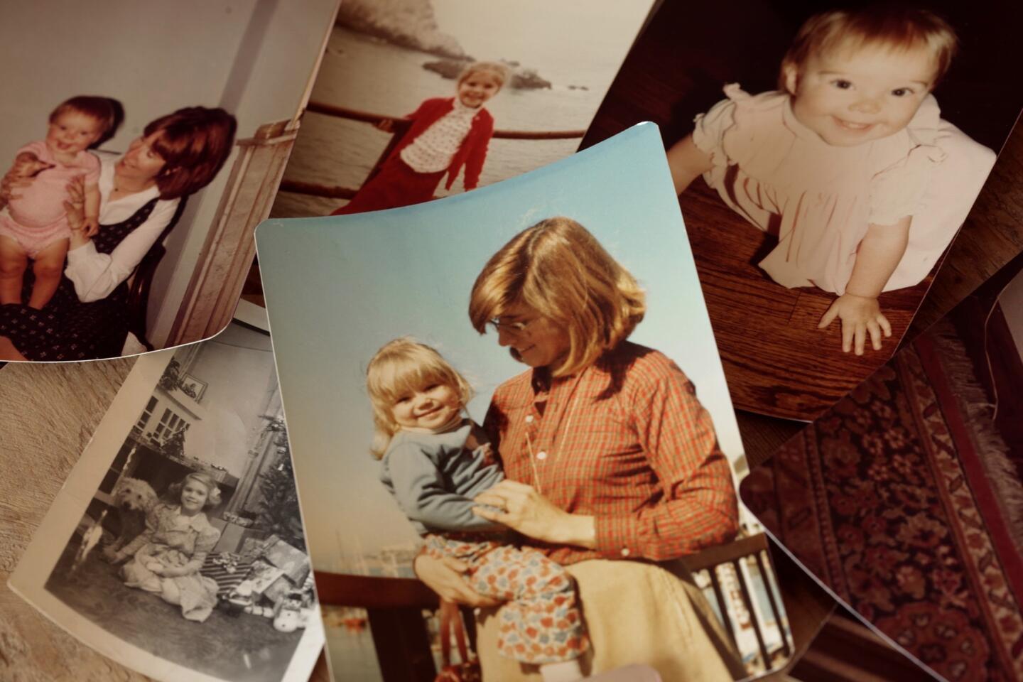 Alison Galvani has a collection of photographs taken of her with her mother Nancy.