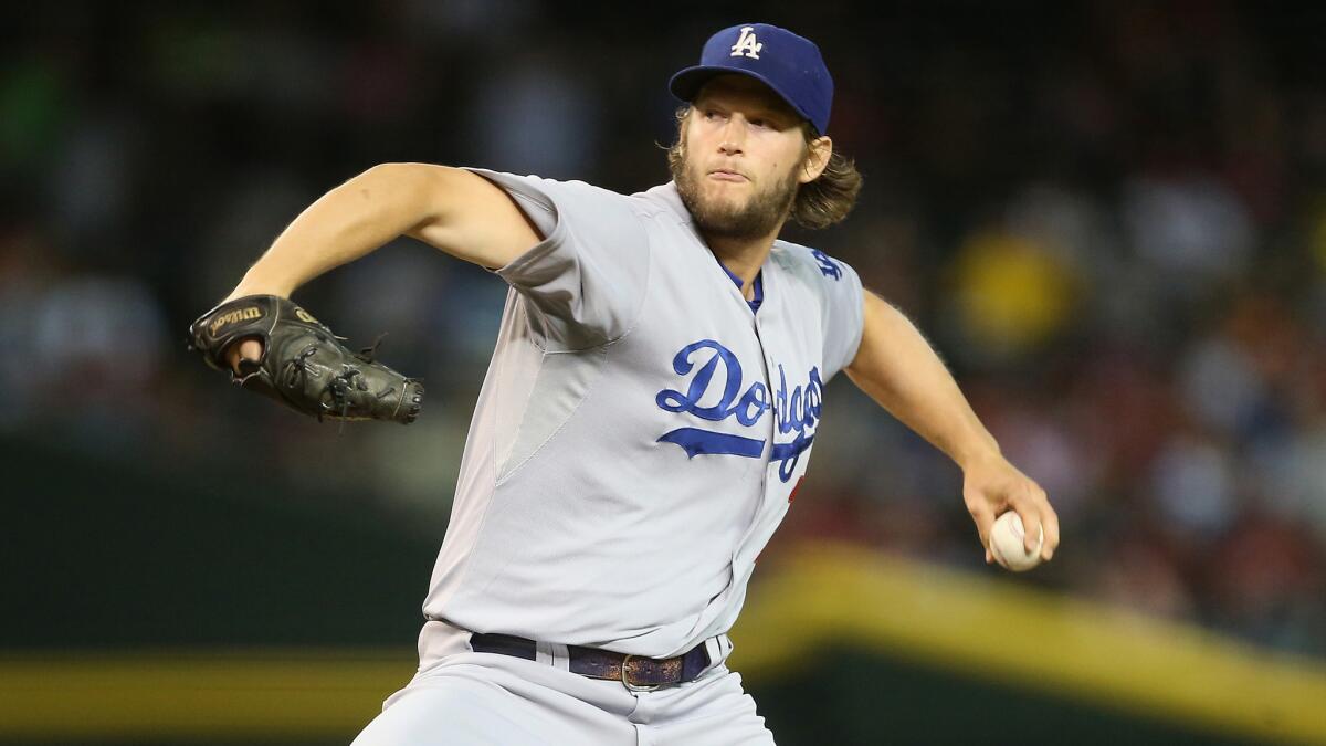 Clayton Kershaw (16-3) has a 1.73 ERA for the National League West-leading Dodgers.