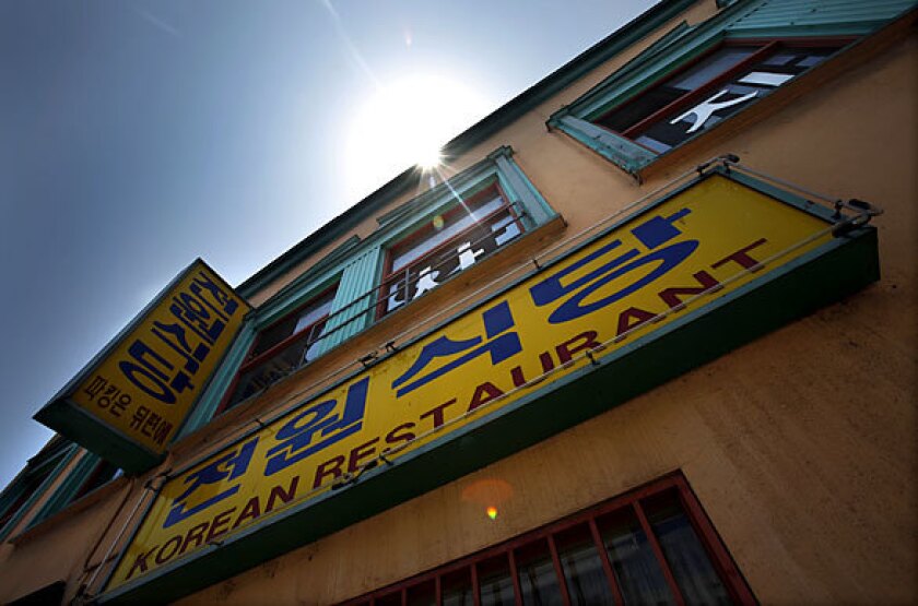 Jun Won at its original location on 8th Street in Koreatown