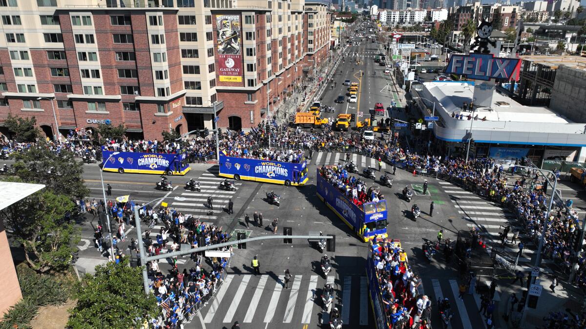 LeBron James floats idea of 'City of Champions' parade to celebrate LA Rams  Super Bowl LVI victory