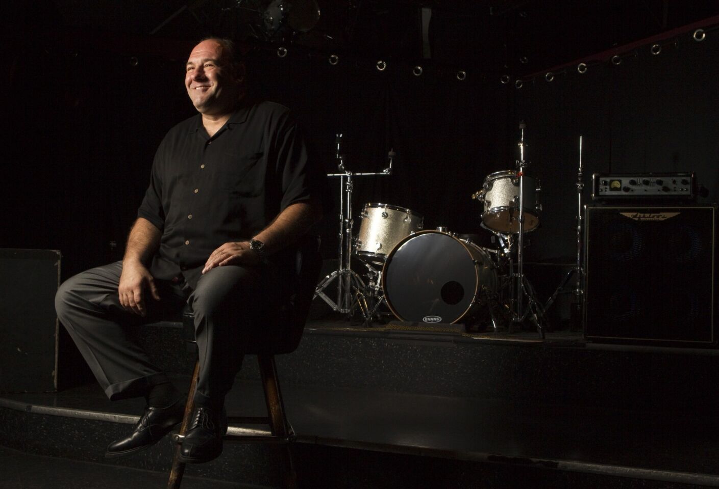James Gandolfini at the Roxy. The veteran TV, film and stage actor died at age 51.