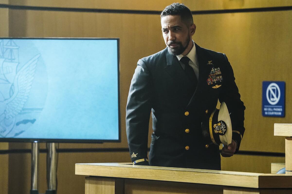 Neil Brown Jr. takes the stand in "SEAL Team" on CBS.