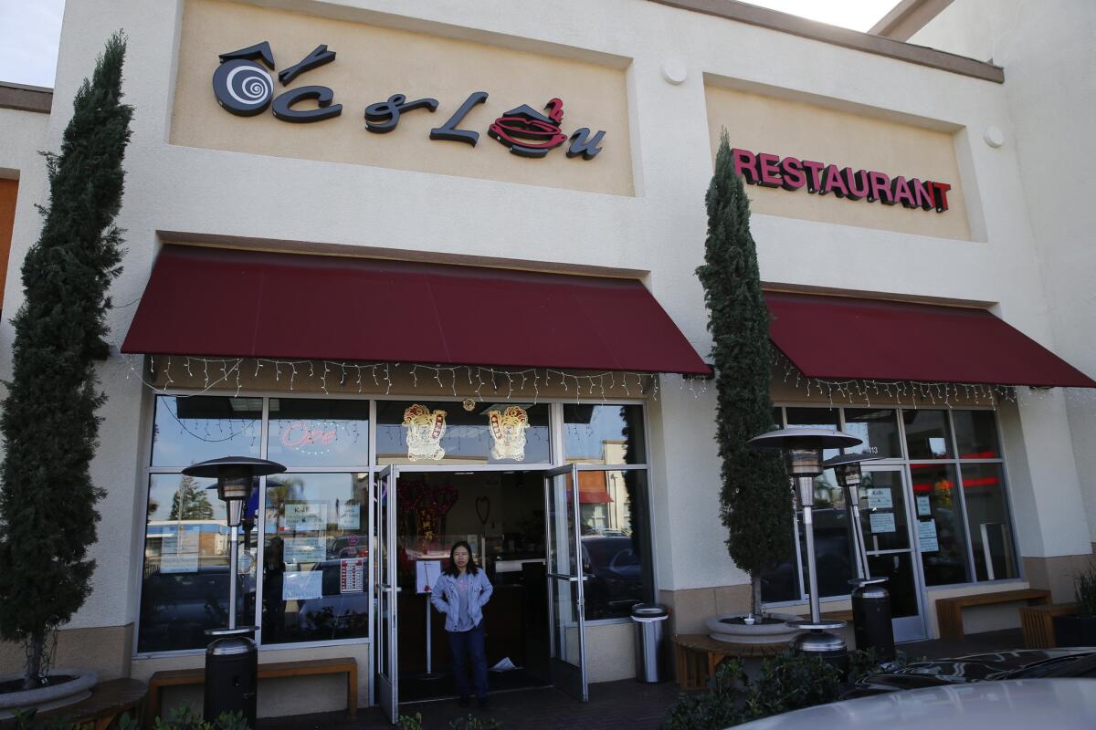 Exterior of OC & Lau in Garden Grove, specialists in Vietnamese hot pot.