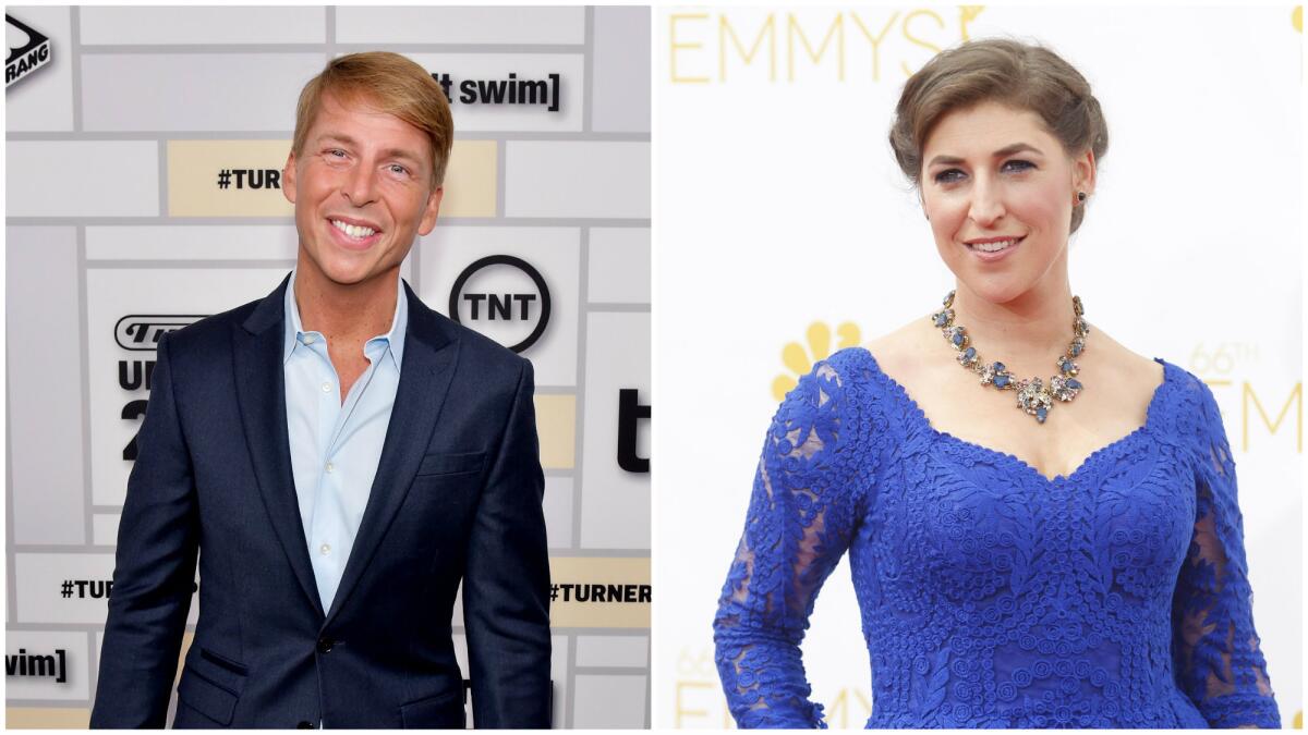 Actors Jack McBrayer and Mayim Bialik are scheduled to appear at the inaugural CatConLA in Los Angeles June 6 and 7.
