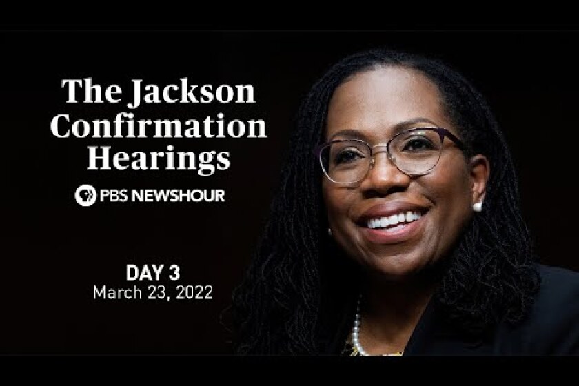 Jackson's sentencing record dominates confirmation hearing ...