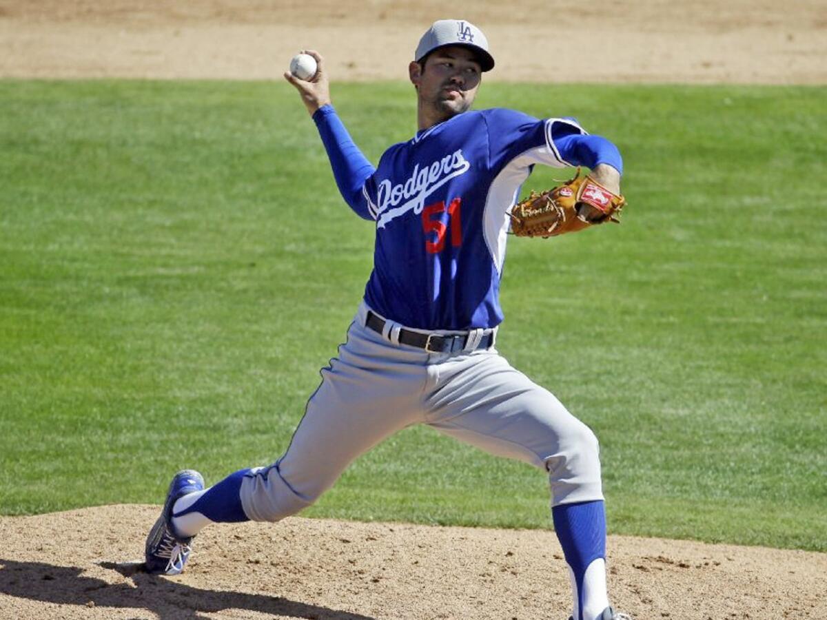 Dodgers pitcher Zach Lee allowed three runs in 5 1/3 innings of relief in an exhibition against the Kansas City Royals.
