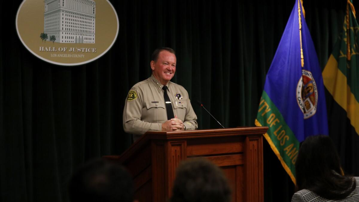 In his last news conference as Los Angeles County sheriff, Jim McDonnell said Tuesday that he hopes the reforms he implemented will continue.