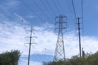 San Diego Gas & Electric transmission lines in Tierrasanta.