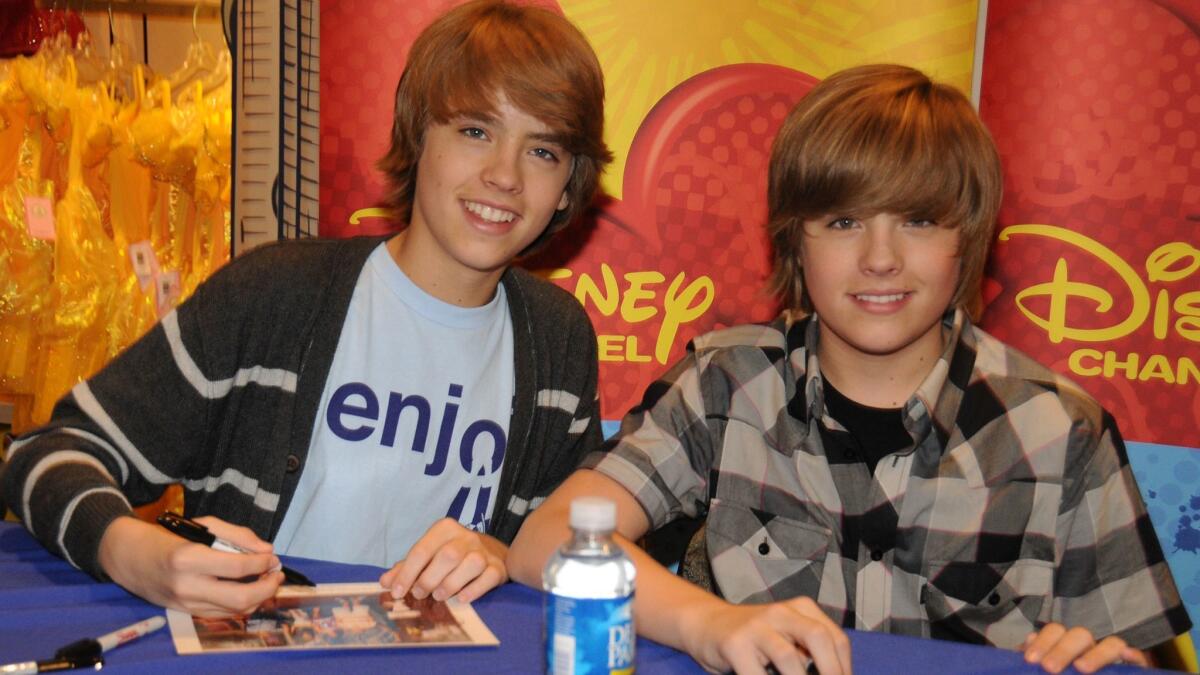 Cole Sprouse, left, and his twin brother, Dylan, became famous when they were kid actors on the Disney show "The Suite Life of Zack & Cody."