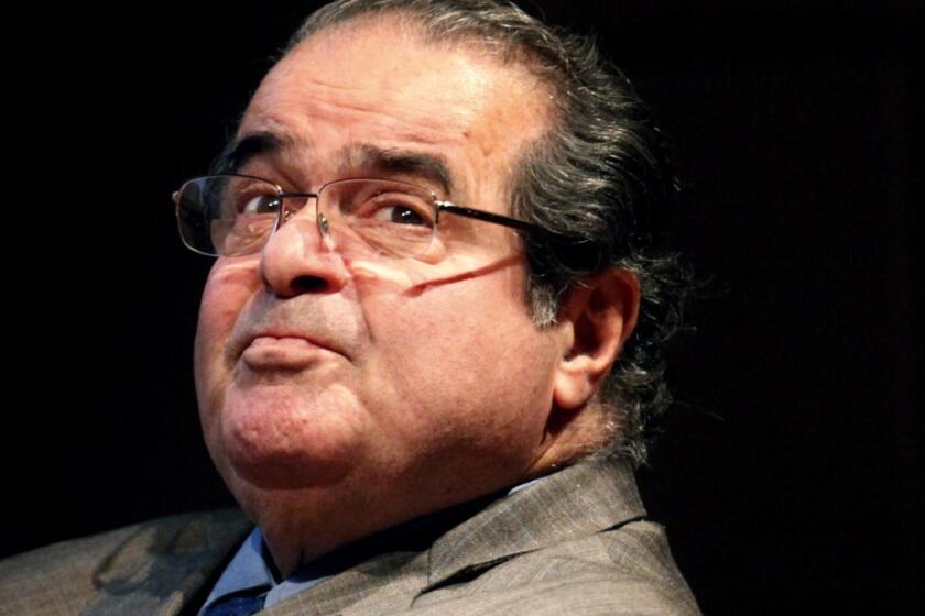 In his dissenting opinion to the Supreme Court's same-sex marriage ruling, Justice Antonin Scalia, shown in 2011, noted that the court's geographic origins don't reflect the rest of the nation, and that "California does not count."