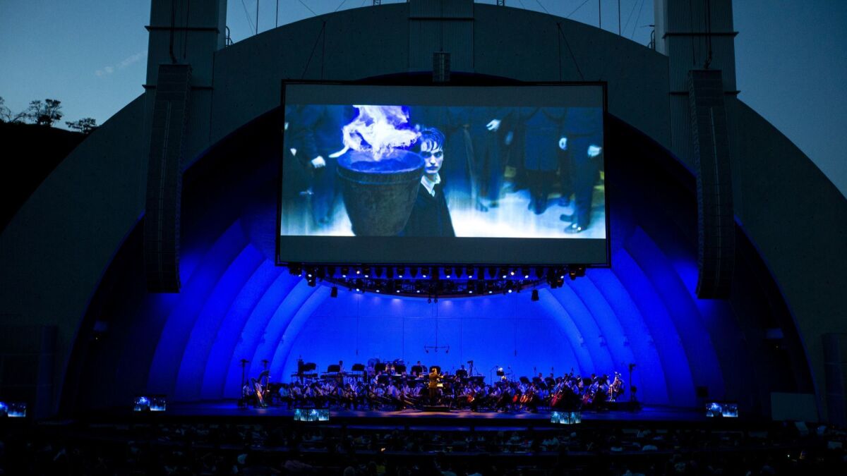 Review At the Hollywood Bowl, 'Harry Potter and the Goblet of Fire' concert highlights the