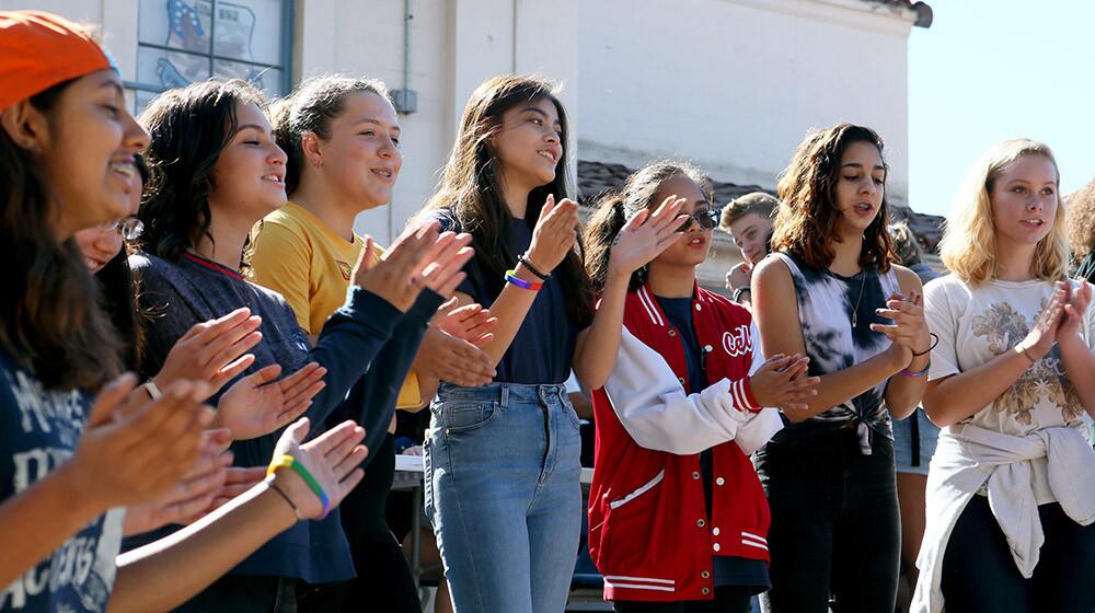 Photo Gallery: CVHS choir performs at school's Ally Week event