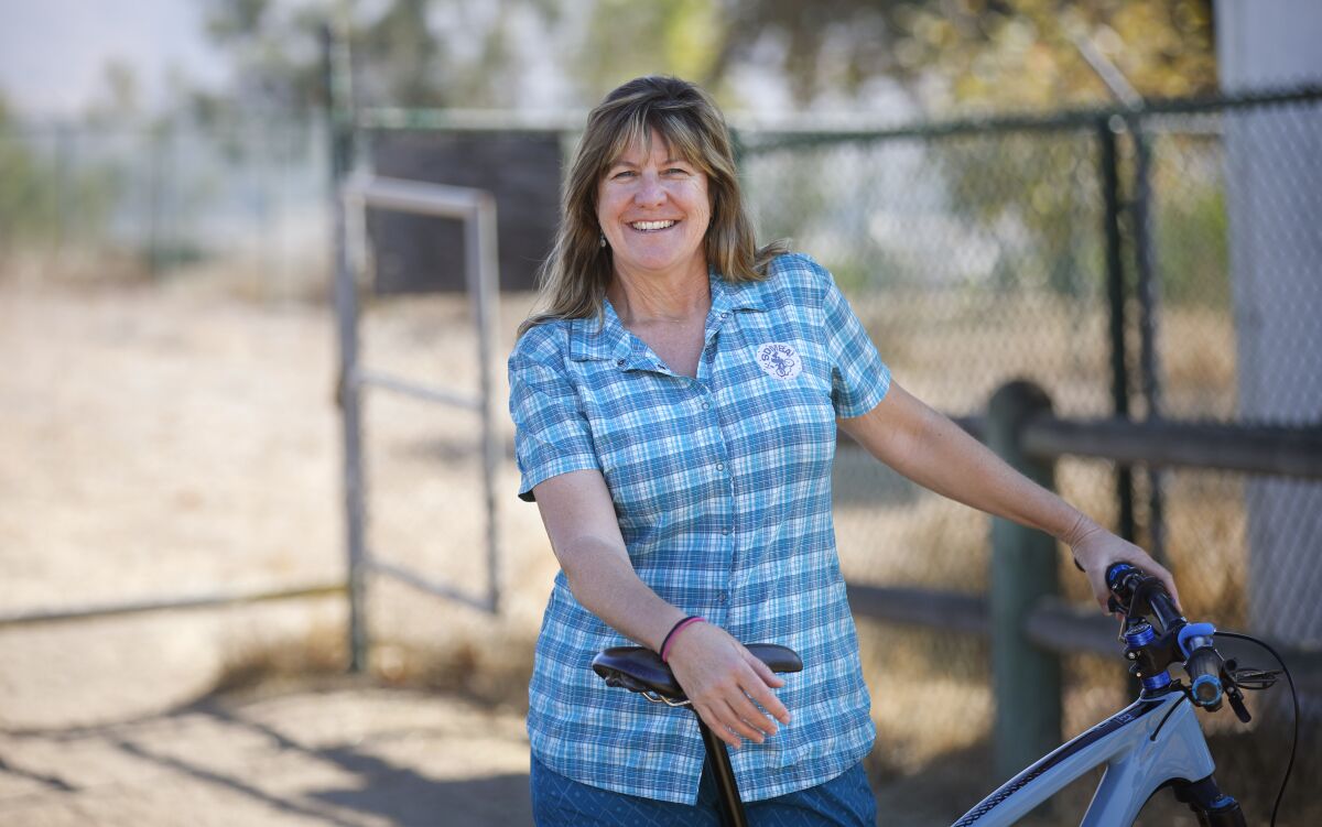 Susie Murphy is the executive director of the San Diego Mountain Bike Association.