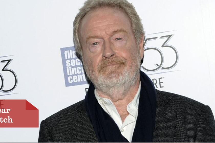 Director Ridley Scott at the New York Film Festival, one of many events he has attended this year in support of his blockbuster hit "The Martian."