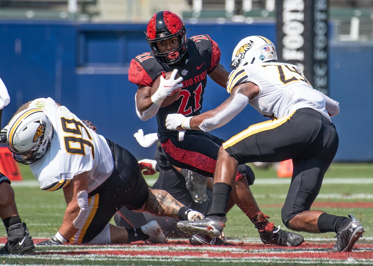 San Diego State ranks second in the Mountain West in both scoring offense and defense.