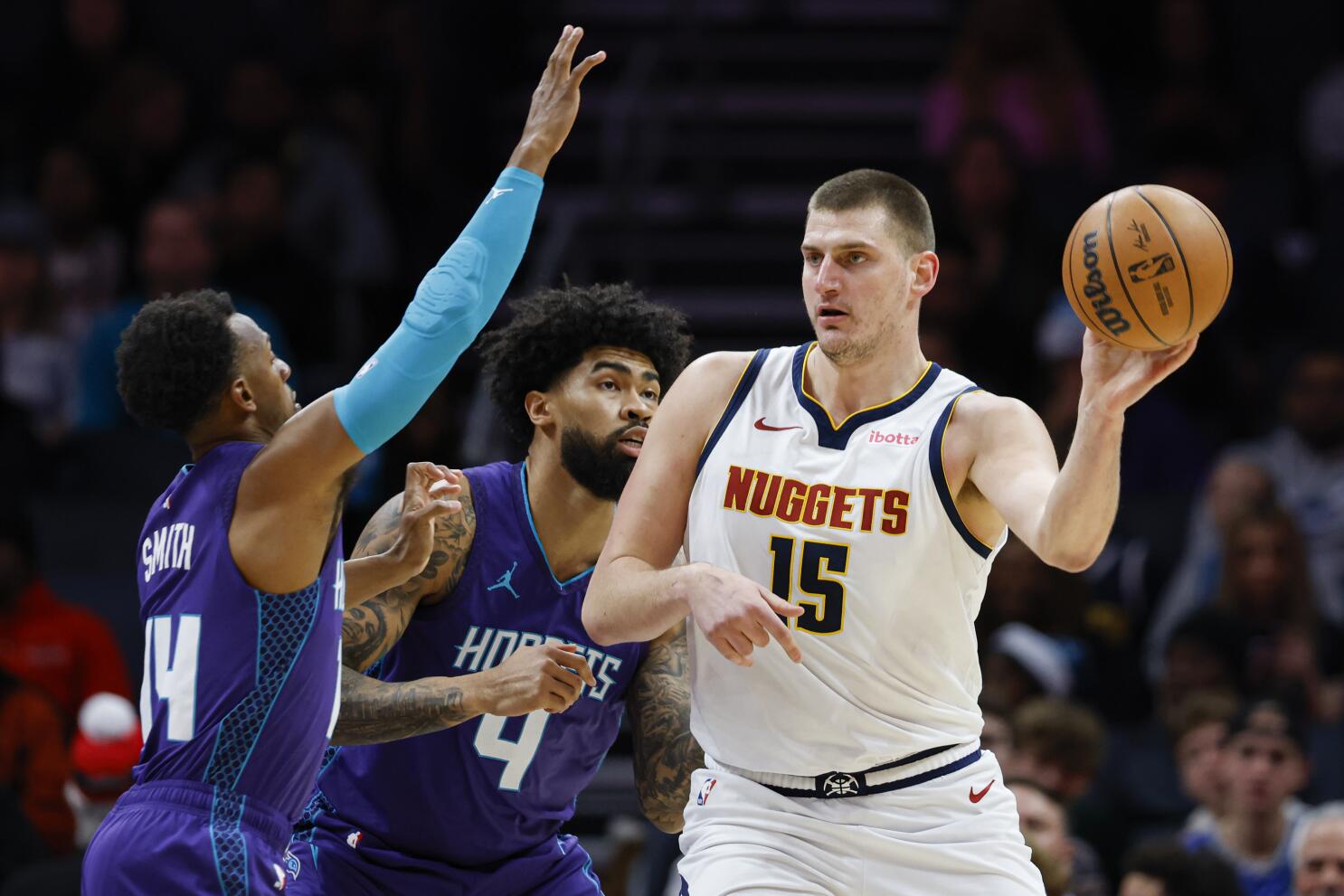 No. 2 overall pick Brandon Miller ruled out for Hornets after injuring  ankle vs Nuggets - The San Diego Union-Tribune