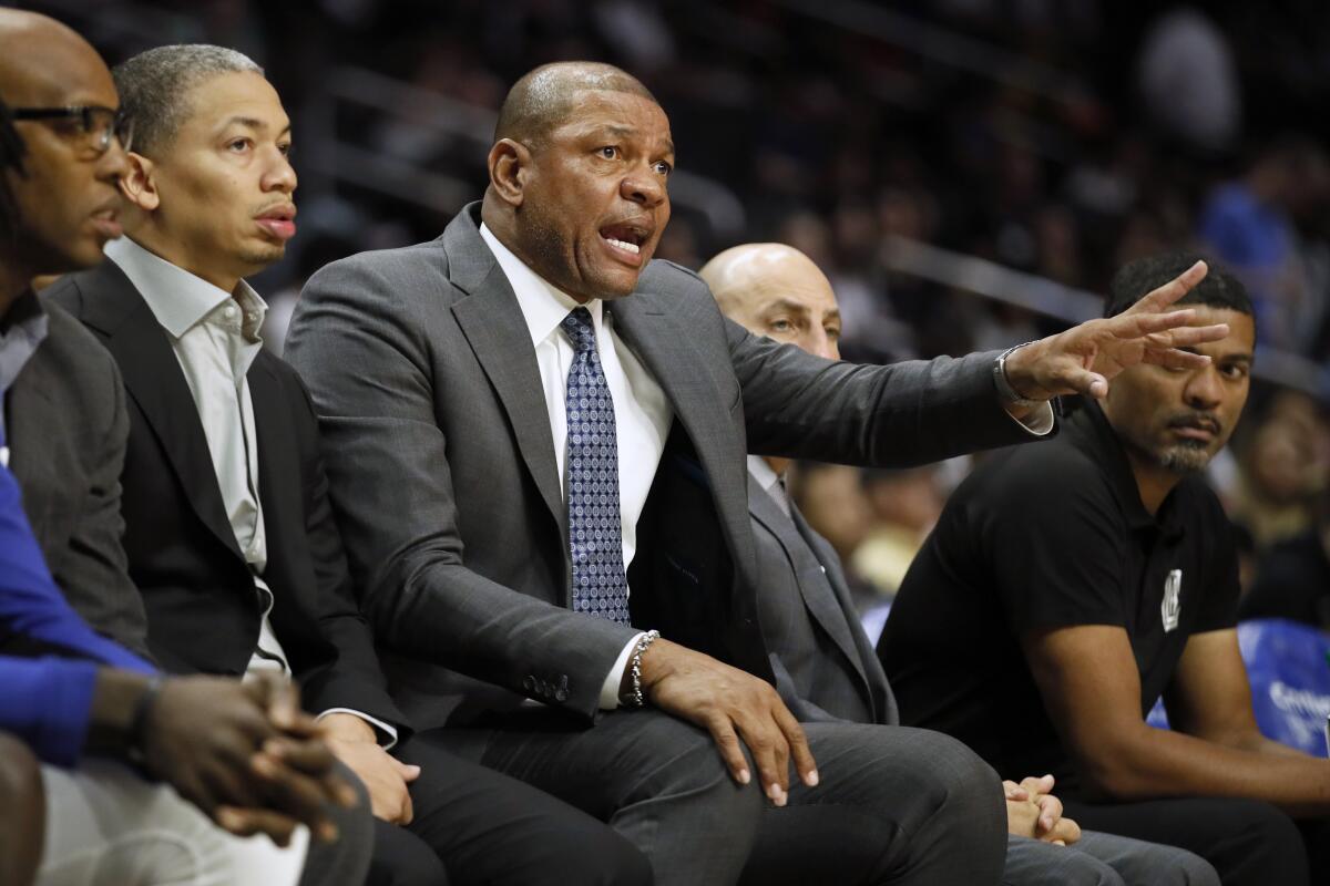 Clippers coach Doc Rivers.